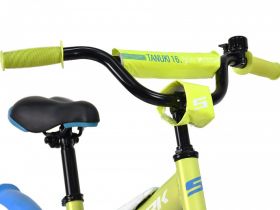 Детский велосипед Stark Tanuki 16 Boy, год 2023, цвет Зеленый-Белый