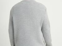 Джемпер с округлой горловиной прямого кроя