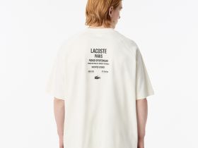 Мужская футболка Lacoste из хлопка