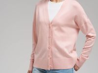 Кардиган свободного кроя с шерстью