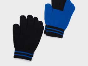 Перчатки трикотажные для мальчиков, 2 пары в комплекте