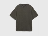 Базовая футболка с эффектом стирки, Зеленый