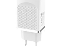 Сетевое зарядное устройство Hoco (C42A) Quick Charger 3.0 USB 18W (белый)