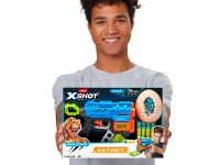 4870 Игровой набор ZURU X-Shot DINO ATTACK: Экстинкт (бластер, 1 мишень, 8 снарядов)
