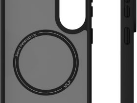 Клип-кейс VLP LITE Bloomс MagSafe для Samsung Galaxy S26 Чёрный