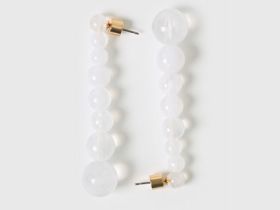 Серьги женские, Белый