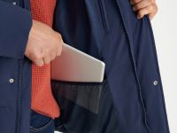 Утепленная куртка с капюшоном