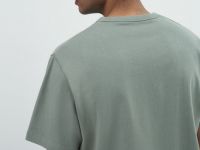 Базовая футболка из хлопка, Зеленый