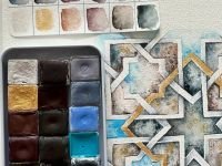 Набор акварели "Handy" Мандала, 18 кювет 2 мл, в металлическом боксе