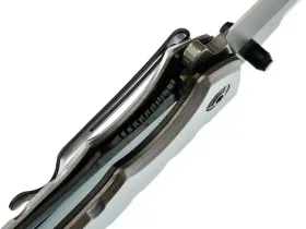 Складной полуавтоматический нож DA78, сталь 65Х13, рукоять сталь