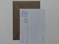 Открытка с шелковым покрытием ISKVSSNO "Форма"