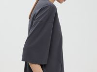 Футболка унисекс из хлопка оверсайз силуэта