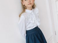 Блузка с длинным рукавом для девочки
