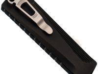 Автоматический нож Daggerr Кощей, сталь D2, рукоять алюминий черный, фронтальный выкидной нож