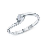Серебряное кольцо с фианитами