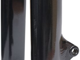 Жесткая алюминиевая вилка Format 1-1/8-1.5 28" (черный 187 мм эксцентрик 9 мм шток 1 1/8"-1.5" (28.6 мм - 38.1 мм), алюминий для дисковых тормозов)