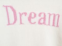 Джемпер с принтом для девочек, Белый