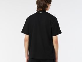 Мужская футболка Lacoste из плотного хлопка