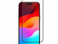 Защитное стекло Tempered Glass для Apple iPhone 15 Pro цветное (черная рамка)