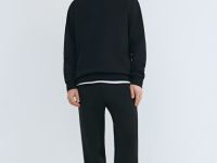 Свитшот с объёмным принтом, Черный