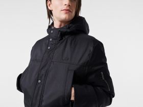Мужская утеплённая парка Lacoste с капюшоном