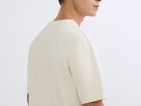 Футболка с текстовым принтом, Белый