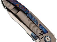 Складной нож Remette Kestrel, сталь S35VN, рукоять титан/Timascus