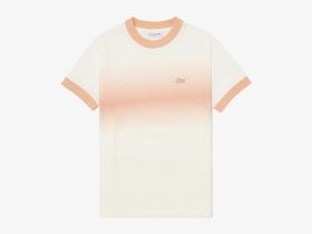 Женская футболка Lacoste из хлопка