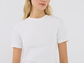 Укороченная футболка, Белый