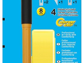 Нож OLFA перовой для художественных работ с профильными лезвиями 6 мм 4 шт