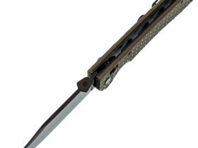 Складной нож Daggerr Pike Olive BW DL, сталь 8Cr14MoV, рукоять термопластик FRN, оливковый