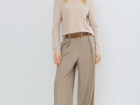 Водолазка из шерсти мериноса, Бежевый