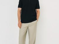 Широкие брюки из вискозы, Бежевый