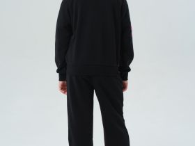 Комплект трикотажный для девочек: толстовка, брюки