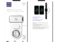 Беспроводное зарядное устройство Joyroom JR-A27 3in1 для смартфона/Watch/AirPods 20W/2A (белый)