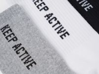 Носки для мальчиков, 3 пары, Серый