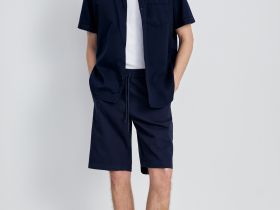 Шорты из хлопка с эластичным поясом