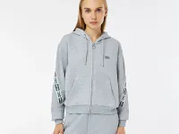 Женская толстовка Lacoste укороченного кроя с капюшоном