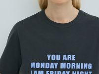 Футболка с принтом, Серый