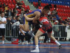 Масштаб впечатляет. Ковёр Павла Пинигина собрал тысячу юных борцов