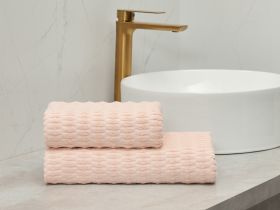 Полотенце махровое Rondo, розовое