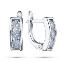 Серьги из белого золота э4712сг08200954