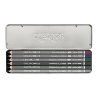Набор карандашей акварельных Cretacolor "AQUA GRAPH SET" 6 цв в металле