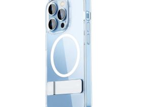 Чехол-накладка Wiwu Aurora Series Magsafe для Apple iPhone 14 Pro пластиковый с подставкой (прозрачный)