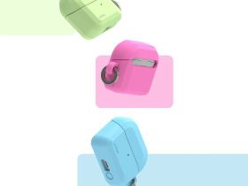 Чехол Araree Brio для Galaxy Buds 3 / Buds 3 Pro, розовый