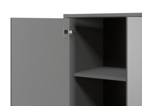 Шкаф-купе Бладвен 3-140x210 Графитовый