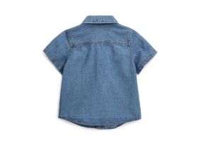 Рубашка с коротким рукавом для маленького мальчика