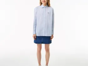 Женская рубашка Lacoste оверсайз