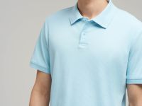 Поло slim fit из хлопкового трикотажа