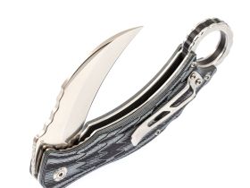 Складной нож QSP Eagle, сталь D2, рукоять черно-белый G10